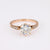 GIA 1.65 Carat Old European Cut 18K Rose Gold Engagement Ring