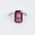 Mid Century 4.70 carat spinel diamond platinum ring Jack Weir & Sons