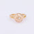 Retro French Diamond 18K Rose Gold Constellation Ring