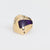 Vintage sugilite 14k yellow gold cocktail ring Jack Weir & Sons