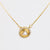 Vintage diamond 18k yellow gold pendant necklace Jack Weir & Sons