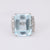 Vintage 15.3 Carat Aquamarine Diamond 14K White Gold Cocktail Ring