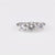 Vintage GIA 1.05 Carat Round Brilliant Diamond Platinum Three Stone Ring