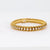 Vintage Italy 2.5 Carat Diamond 18K Yellow Gold Braid Bracelet