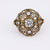 18k Yellow Gold Diamond Bombe Ring