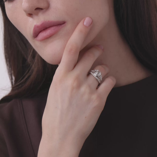 Art Deco GIA 1.51 carat old mine cut diamond platinum engagement ring Rings Jack Weir & Sons