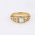 Antique Old European Cut Diamond 14K Yellow Gold Solitaire Ring