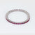 Puig Doria 15 carat total weight ruby 18k white gold tennis bracelet Puig Doria