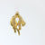 French 18k yellow gold diamond panther pendant Jack Weir & Sons