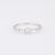 Modern Diamond 18K White Gold Engagement Ring