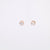 Antique Diamond 14K Rose Gold Stud Earrings