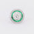 GIA 2.31 Carat Old European Cut Diamond Emerald Platinum Target Ring