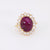 Vintage GIA 9.5 Carat Burma No Heat Ruby Diamond 18K Yellow Gold Ring