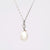 Belle Epoque French Natural Pearl Diamond Platinum and 18K White Gold Necklace