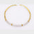 Vintage Diamond 18K Yellow and White Gold Choker Necklace