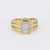 Van Cleef & Arpels French Diamond 18K Yellow Gold Ring