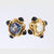 French GIA 23 carat total weight no heat sapphire 18k earrings Jack Weir & Sons