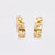 Vintage Cartier Diamond 18K Yellow Gold Earrings