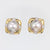 David Webb mabe pearl and diamond 18k yellow gold earrings David Webb