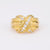 Tiffany & Co. Vintage Diamond 18K Yellow Gold Criss-Cross Ring