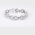 French Mid-Century 5 Carat Round Diamond 18K White Gold Bracelet