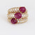 Rare Cartier Paris Burma no heat ruby diamond 18k yellow gold ring Cartier