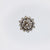 Antique French Old Cut Diamond 18K Yellow Gold Silver Brooch