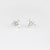 GIA 4.06 carat total weight diamond 18k white gold stud earrings Jack Weir & Sons