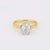 GIA 1.80 carat pear cut diamond 18k yellow gold solitaire engagement ring Jack Weir & Sons