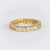 Vintage 18k yellow gold diamond eternity band Jack Weir & Sons