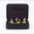 Tiffany & Co. Italy 18K Yellow Gold Biscayne Square Cufflinks