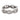 Art Deco diamond platinum chain link ring
