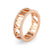 Tiffany & Co. Italy Diamond 18K Rose Gold Open Atlas Ring