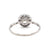 Art Deco Inspired 0.87 Carat Diamond Sapphire Platinum Halo Engagement Ring  Jack Weir & Sons   