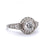 Art Deco Inspired Diamond Platinum Engagement Ring Rings Jack Weir & Sons   
