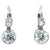 Boucles d'oreilles pendantes en or jaune 18 carats avec diamant en platine de 2,75 carats d'inspiration antique